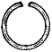 DIN 7993 А кольцо стопорное наружное для валов