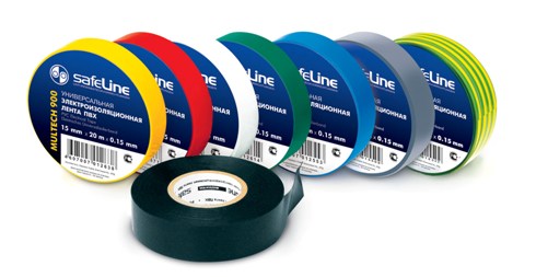 Ассортимент изоляционной липкой ленты SafeLine