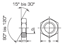 DIN 439-2 Гайка низкая с мелкой резьбой, аналог ISO 8675