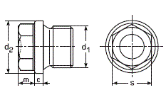 DIN 910 Заглушка резьбовая стальная для труб по оптовым ценам